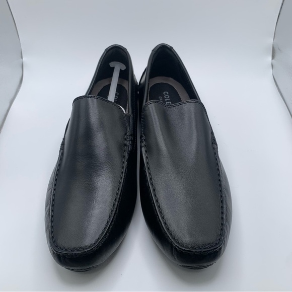 NWOB Cole Haan Men's Grand City Venetian Driver Loafer black leatherSZ 7.5M 1083 - Picture 2 of 9